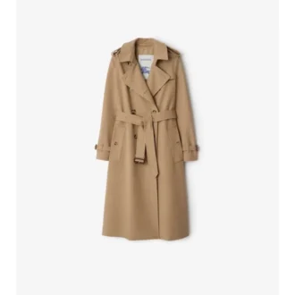 Dlouhý kašmírový Kensington Trench Coat