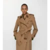 Dlouhý kašmírový Kensington Trench Coat Dlouhý kašmírový Kensington Trench Coat
