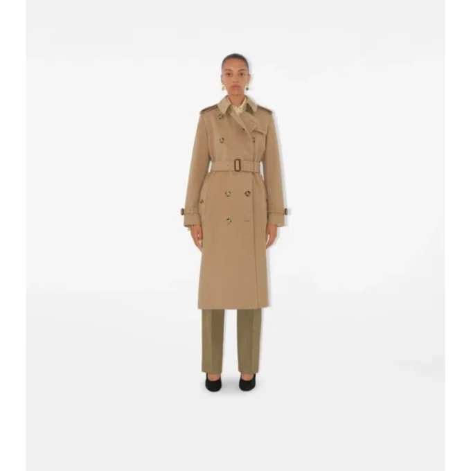 Dlouhý kašmírový Kensington Trench Coat Dlouhý kašmírový Kensington Trench Coat