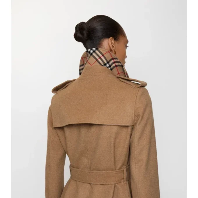 Dlouhý kašmírový Kensington Trench Coat Dlouhý kašmírový Kensington Trench Coat