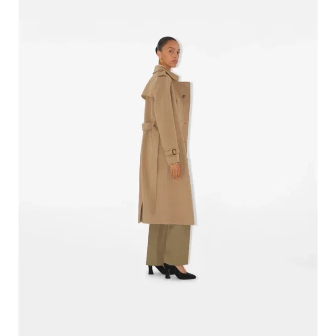 Dlouhý kašmírový Kensington Trench Coat Dlouhý kašmírový Kensington Trench Coat