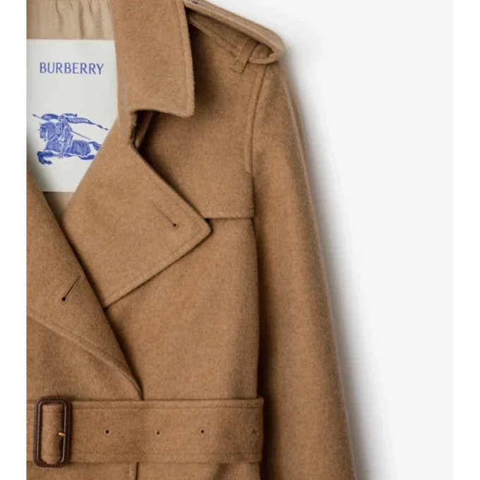 Dlouhý kašmírový Kensington Trench Coat Dlouhý kašmírový Kensington Trench Coat