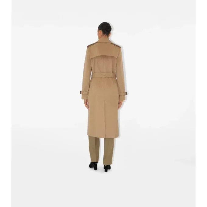 Dlouhý kašmírový Kensington Trench Coat Dlouhý kašmírový Kensington Trench Coat