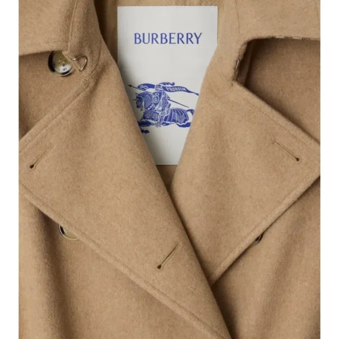 Dlouhý kašmírový Kensington Trench Coat Dlouhý kašmírový Kensington Trench Coat