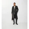 Dlouhý kožený Trench Coat Castleford Dlouhý kožený Trench Coat Castleford