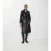Dlouhý kožený Trench Coat Castleford Dlouhý kožený Trench Coat Castleford