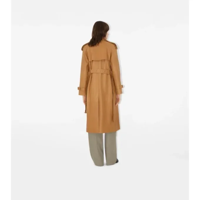 Dlouhý kožený Trench Coat Castleford Dlouhý kožený Trench Coat Castleford