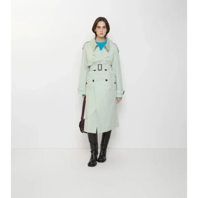 Dlouhý lehký bavlněný Fitzrovia Trench Coat Dlouhý lehký bavlněný Fitzrovia Trench Coat