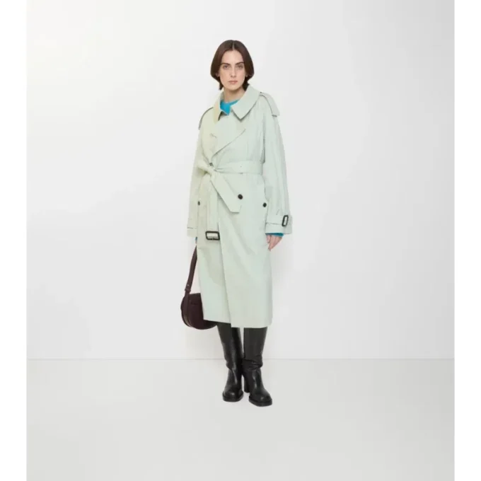 Dlouhý lehký bavlněný Fitzrovia Trench Coat Dlouhý lehký bavlněný Fitzrovia Trench Coat