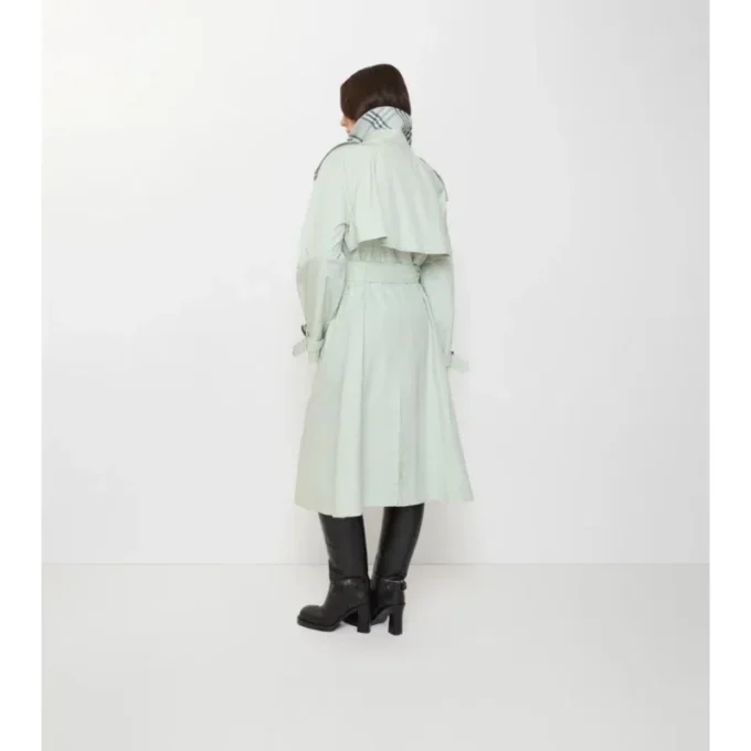 Dlouhý lehký bavlněný Fitzrovia Trench Coat Dlouhý lehký bavlněný Fitzrovia Trench Coat