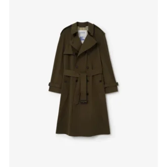 Dlouhý lehký bavlněný Trench Coat