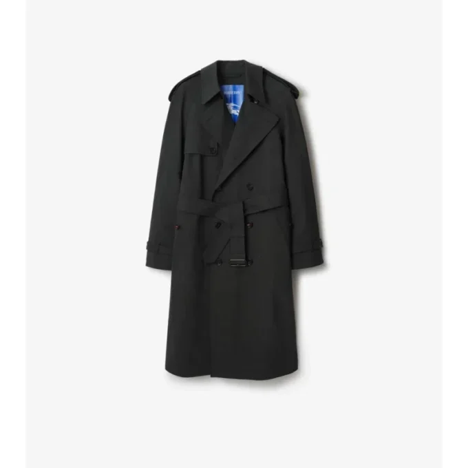 Dlouhý lepený strečový Trench Coat Dlouhý lepený strečový Trench Coat