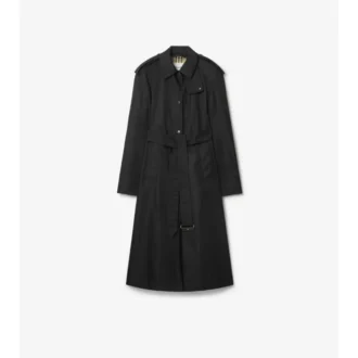 Dlouhý nylonový Car Coat s kapucí