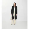 Dlouhý nylonový Car Coat s kapucí Dlouhý nylonový Car Coat s kapucí