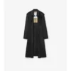 Dlouhý nylonový Car Coat s kapucí Dlouhý nylonový Car Coat s kapucí