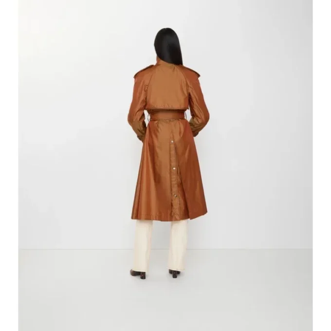 Dlouhý nylonový Trench Coat Dlouhý nylonový Trench Coat