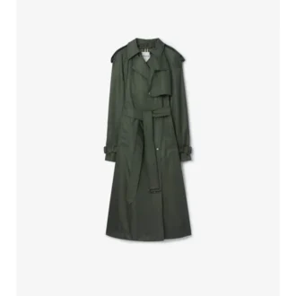 Dlouhý nylonový Trench Coat s kapucí