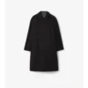 Dlouhý oboustranný vlněný Car Coat Parkbury s kostkovaným vzorem Dlouhý oboustranný vlněný Car Coat Parkbury s kostkovaným vzorem