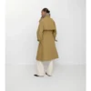 Dlouhý plátěný Trenč Coat Fitzrovia s podšívkou Dlouhý plátěný Trenč Coat Fitzrovia s podšívkou