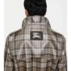 Dlouhý Trench Coat Foxfield s kostkovaným potiskem a efektem rafie Dlouhý Trench Coat Foxfield s kostkovaným potiskem a efektem rafie