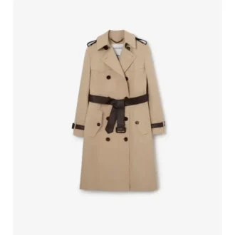 Dlouhý Trench Coat Foxfield z hedvábné bavlny