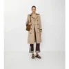 Dlouhý Trench Coat Foxfield z hedvábné bavlny Dlouhý Trench Coat Foxfield z hedvábné bavlny