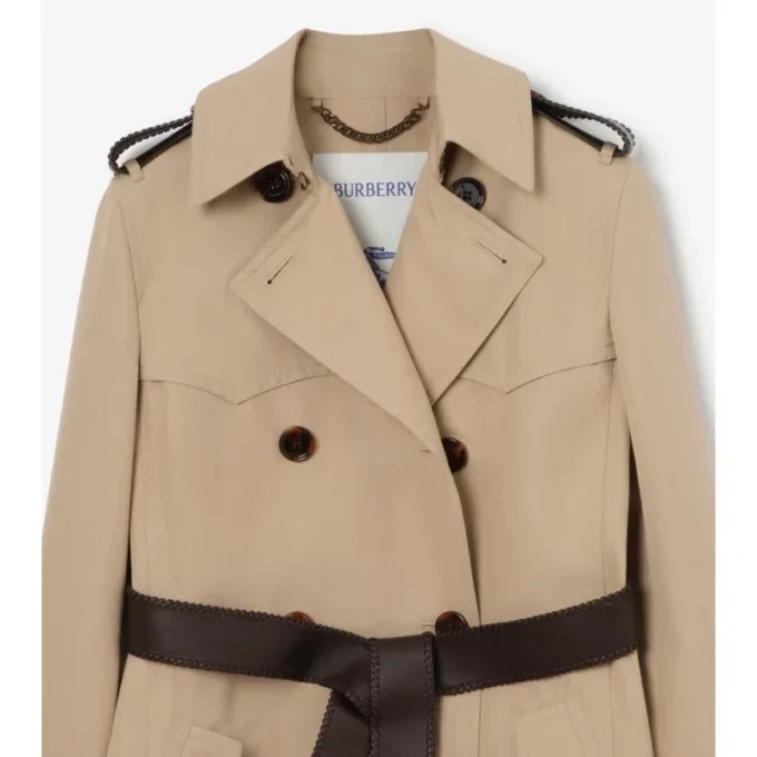 Dlouhý Trench Coat Foxfield z hedvábné bavlny Dlouhý Trench Coat Foxfield z hedvábné bavlny