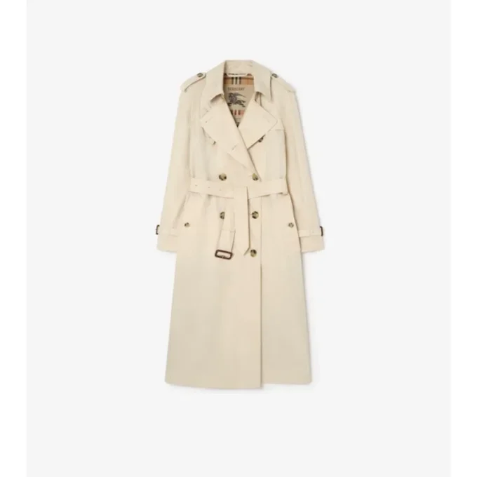 Dlouhý tropický Gabardine Trench Coat Waterloo Dlouhý tropický Gabardine Trench Coat Waterloo