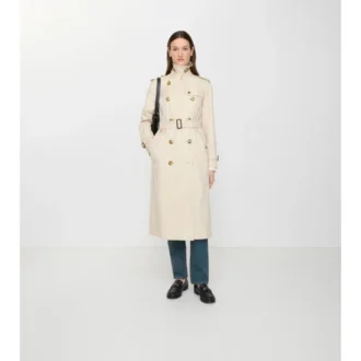 Dlouhý tropický Gabardine Trench Coat Waterloo