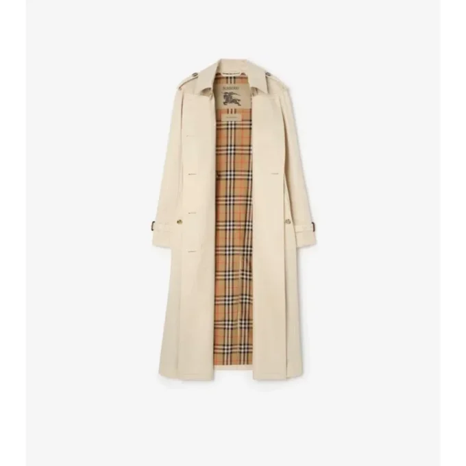 Dlouhý tropický Gabardine Trench Coat Waterloo Dlouhý tropický Gabardine Trench Coat Waterloo
