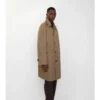 Dlouhý vlněný Car Coat Dual Burberry s rybí kostkou Dlouhý vlněný Car Coat Dual Burberry s rybí kostkou