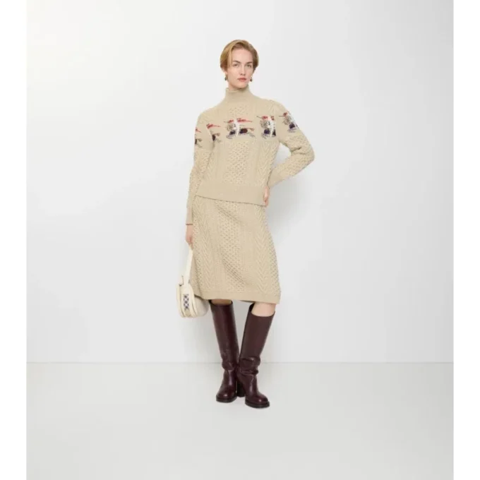 EKD Aran Knit Wool Sukně EKD Aran Knit Wool Sukně