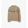 EKD Aran Knit Wool Sweater EKD Aran Knit Wool Sweater