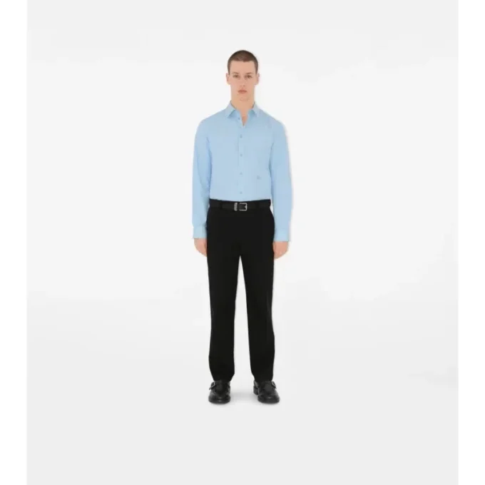 Formální košile ze bavlněného popelínu se slim fit střihem Formální košile ze bavlněného popelínu se slim fit střihem