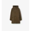 Gabardine parka s ovčí kožešinou Gabardine parka s ovčí kožešinou