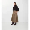 Gabardine trenčkotová midi sukně Gabardine trenčkotová midi sukně