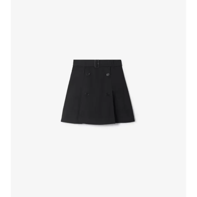 Gabardine trenčkotová minisukně Gabardine trenčkotová minisukně