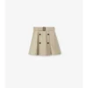 Gabardine trenčkotová minisukně Gabardine trenčkotová minisukně