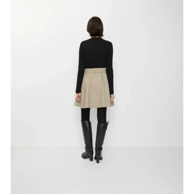 Gabardine trenčkotová minisukně Gabardine trenčkotová minisukně