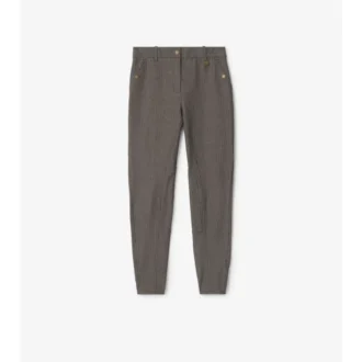 Jodhpurs z elastické bavlny s rybí kostkou