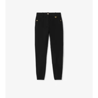 Jodhpurs z elastické bavlny s rybí kostkou