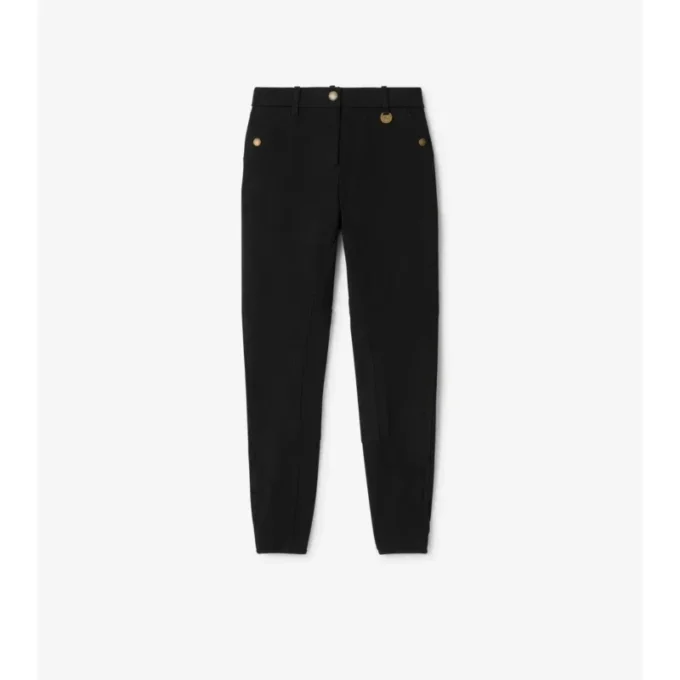 Jodhpurs z elastické bavlny s rybí kostkou