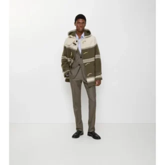 Kalhoty z vlny typu „sharkskin“