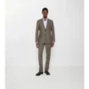 Kalhoty z vlny typu „sharkskin“ Kalhoty z vlny typu „sharkskin“