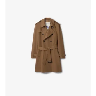 Kašmírový Trench Coat střední délky