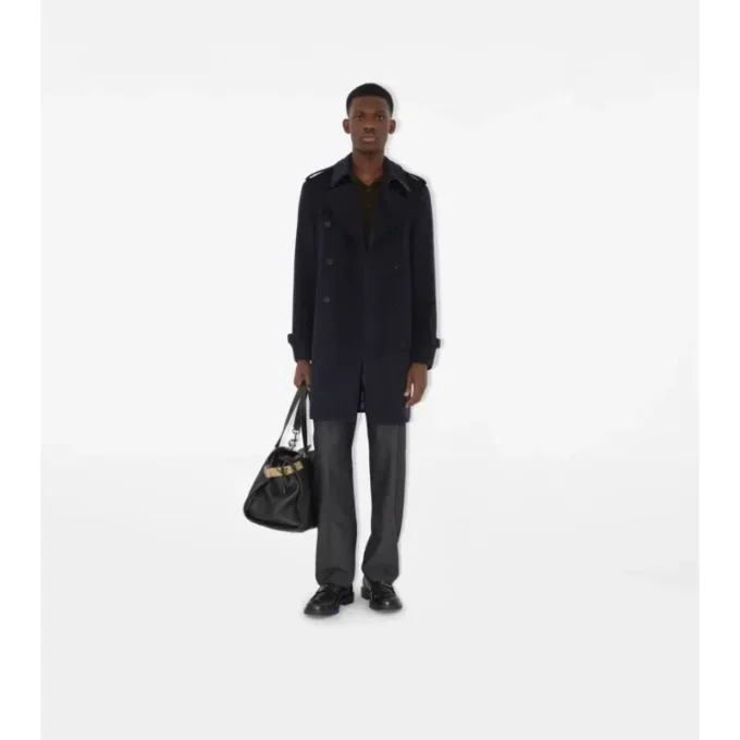 Kašmírový Trench Coat střední délky Kašmírový Trench Coat střední délky
