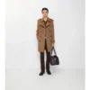 Kašmírový Trench Coat střední délky Kašmírový Trench Coat střední délky