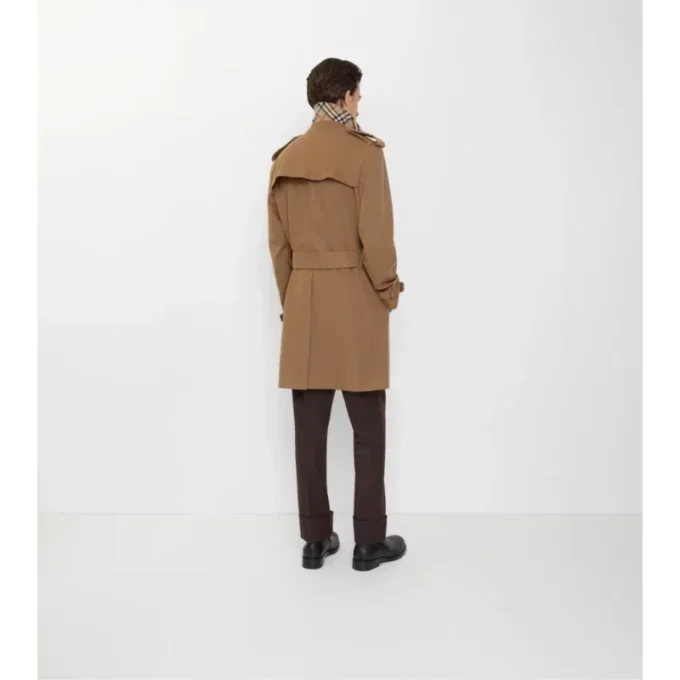 Kašmírový Trench Coat střední délky Kašmírový Trench Coat střední délky