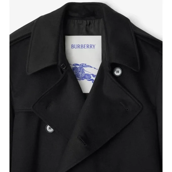 Kašmírový Trench Coat střední délky Kašmírový Trench Coat střední délky
