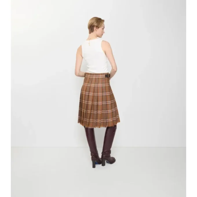 Kilt z vlny s kostkovaným vzorem Kilt z vlny s kostkovaným vzorem